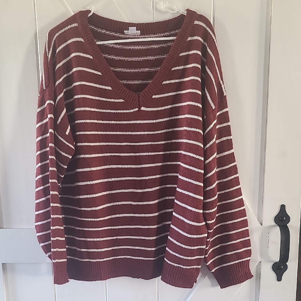 LularoeStriped Torrie Sweater